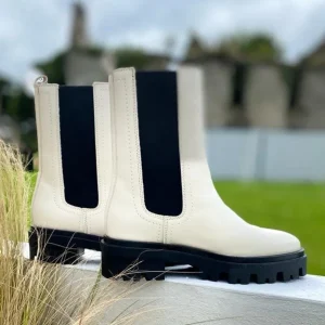 Alpe Ankle Boots*Monza Chelsea Boot 2451-WHITE