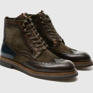 Ambitious Boots | Casual*BTR Brouge Boot 12432B -BROWN