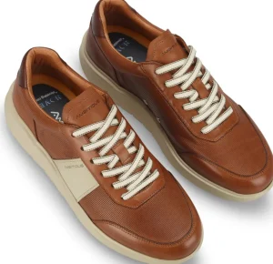 Ambitious Casual*Hover Leather Trainer 12863-COGNAC