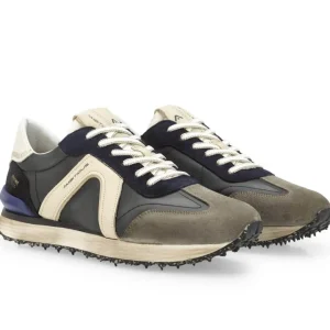 Ambitious Casual*Rhome Trainer 11538-TAUPE BLACK