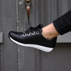 Ara Wide Fit | Black Trainers*12-34587 Osaka H Fit-BLACK