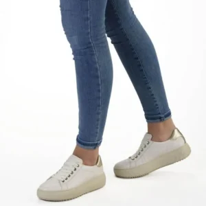 ARA Wide Fit | Casual Shoes*Monaco Trainers 12-46523 H-Fit-CREAM