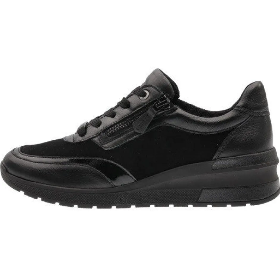 ara_neapel_wedge_trainer__0.webp Ara Casual Shoes*Neapel Wedge Trainer 12-18414 G-Fit-BLACK