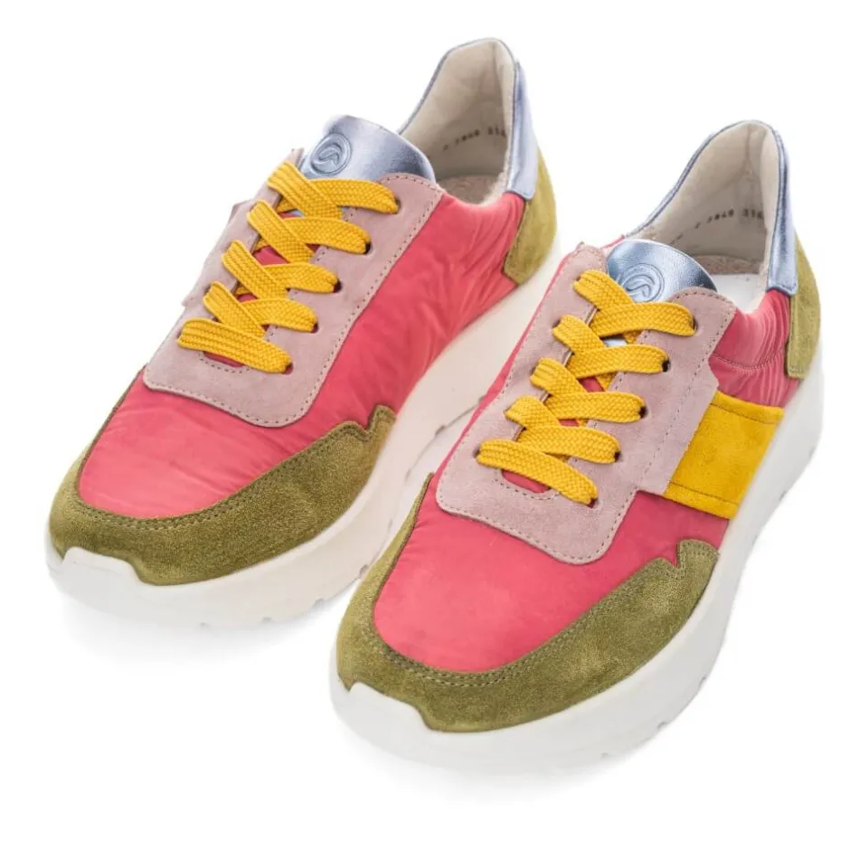 ara_new_york_sneakers__hf_4.webp ARA Casual Shoes | Trainers*New York Sneakers 12-25116 H-Fit-CANDY PINK