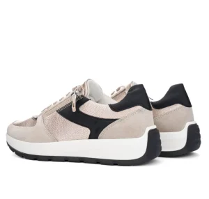 ARA Casual Shoes | Trainers*New York Trainers 12-25112 H-Fit Gold Black Shell