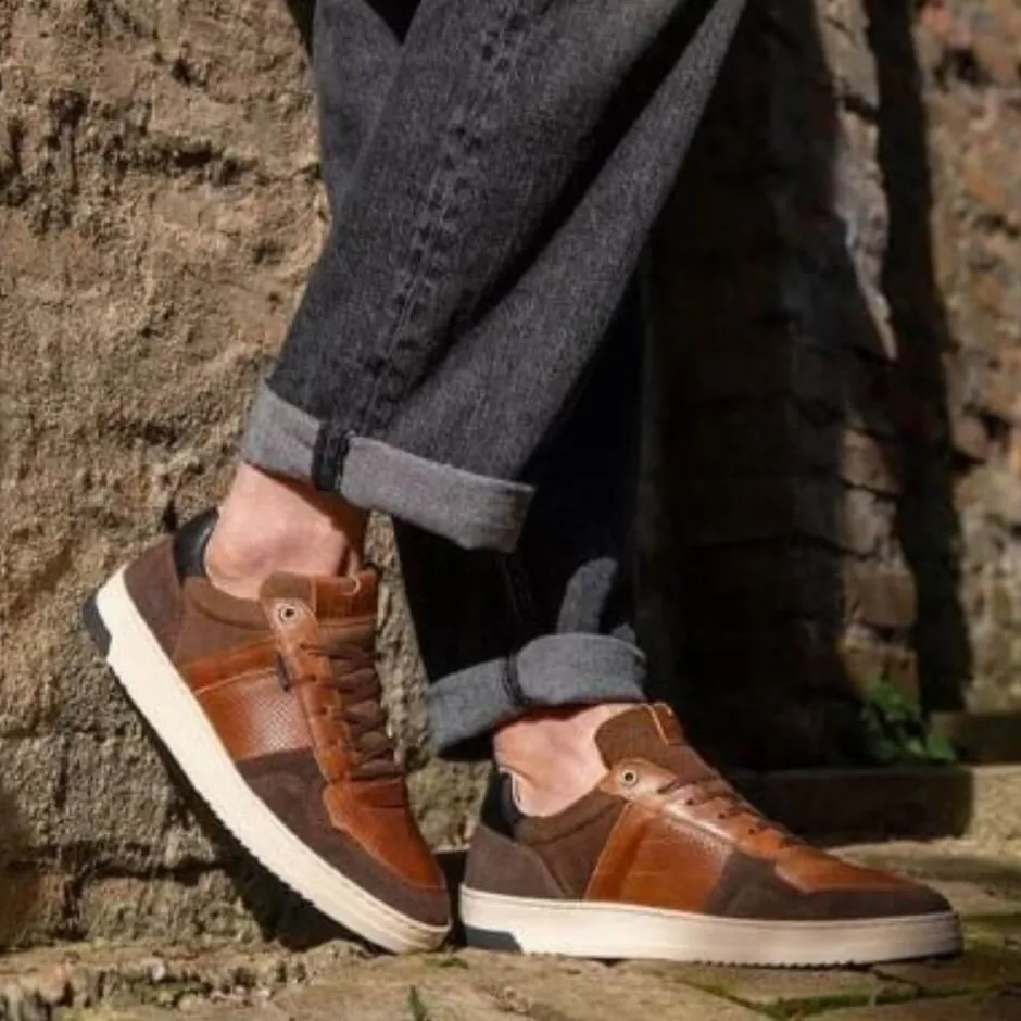 bullboxer_k_bop_sneakers__1.webp Bullboxer Casual*616K2063 Bop Sneakers TAN/COGNAC
