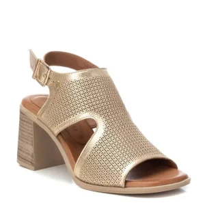 Carmela Sandals | Heels*161615 Block Heel Sandal Oro Gold