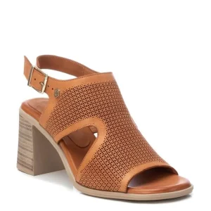 Carmela Sandals | Heels*161615 Block Heel Sandal-CAMEL