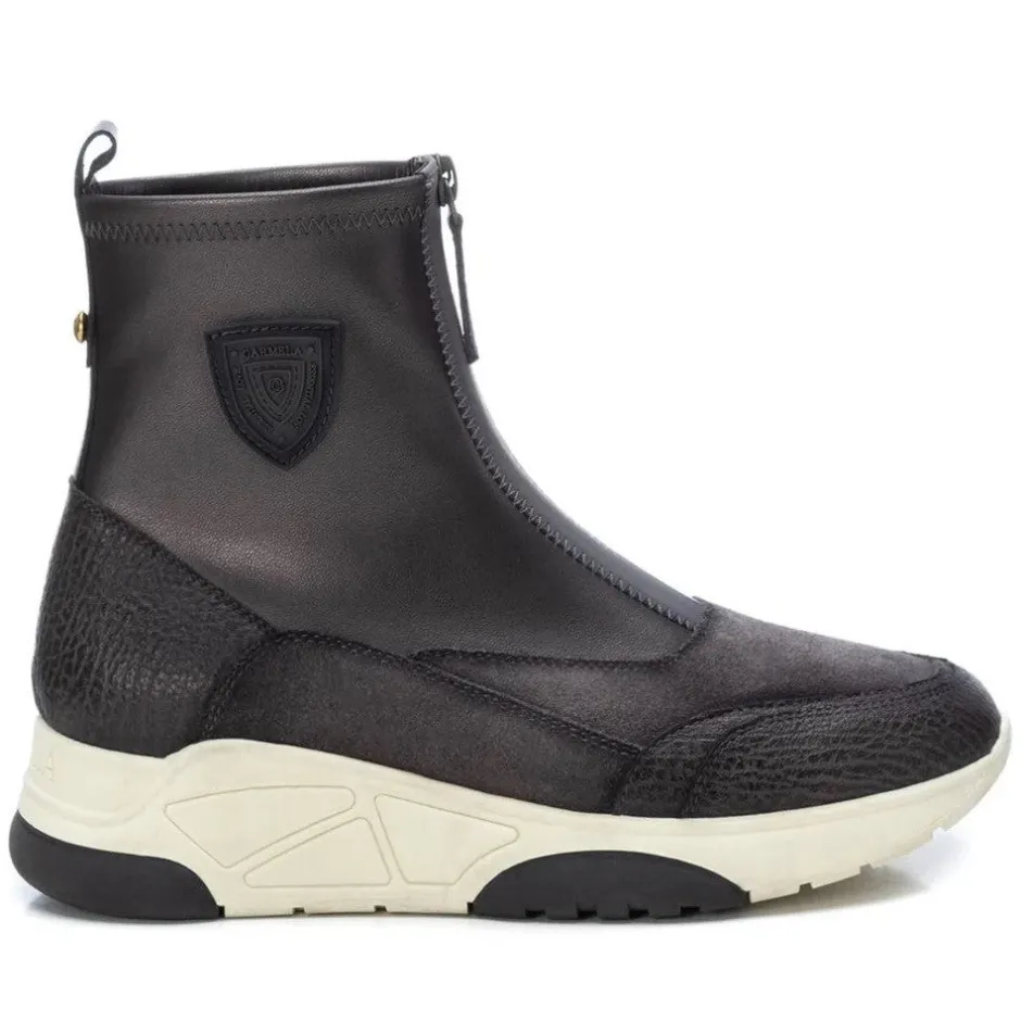 carmela__centre_zip_hitop_0.webp Carmela Trainers | Ankle Boots*160986 Centre Zip Hi-top GRIS GREY