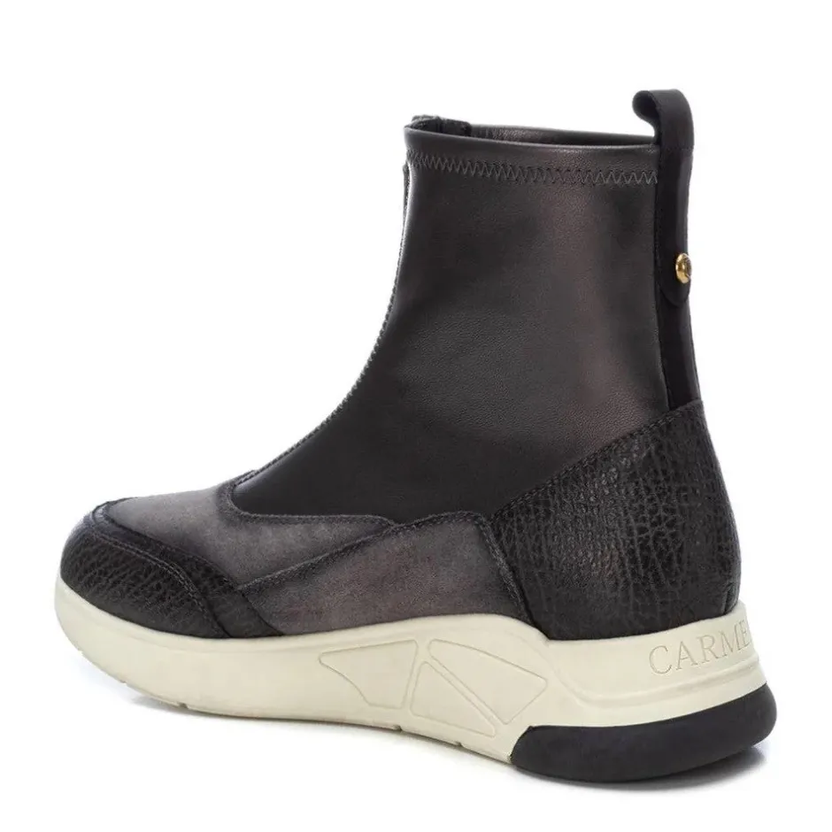 carmela__centre_zip_hitop_4.webp Carmela Trainers | Ankle Boots*160986 Centre Zip Hi-top GRIS GREY
