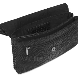 Depeche. All Bags*DEPECHE 16046 Purse-Black Croco