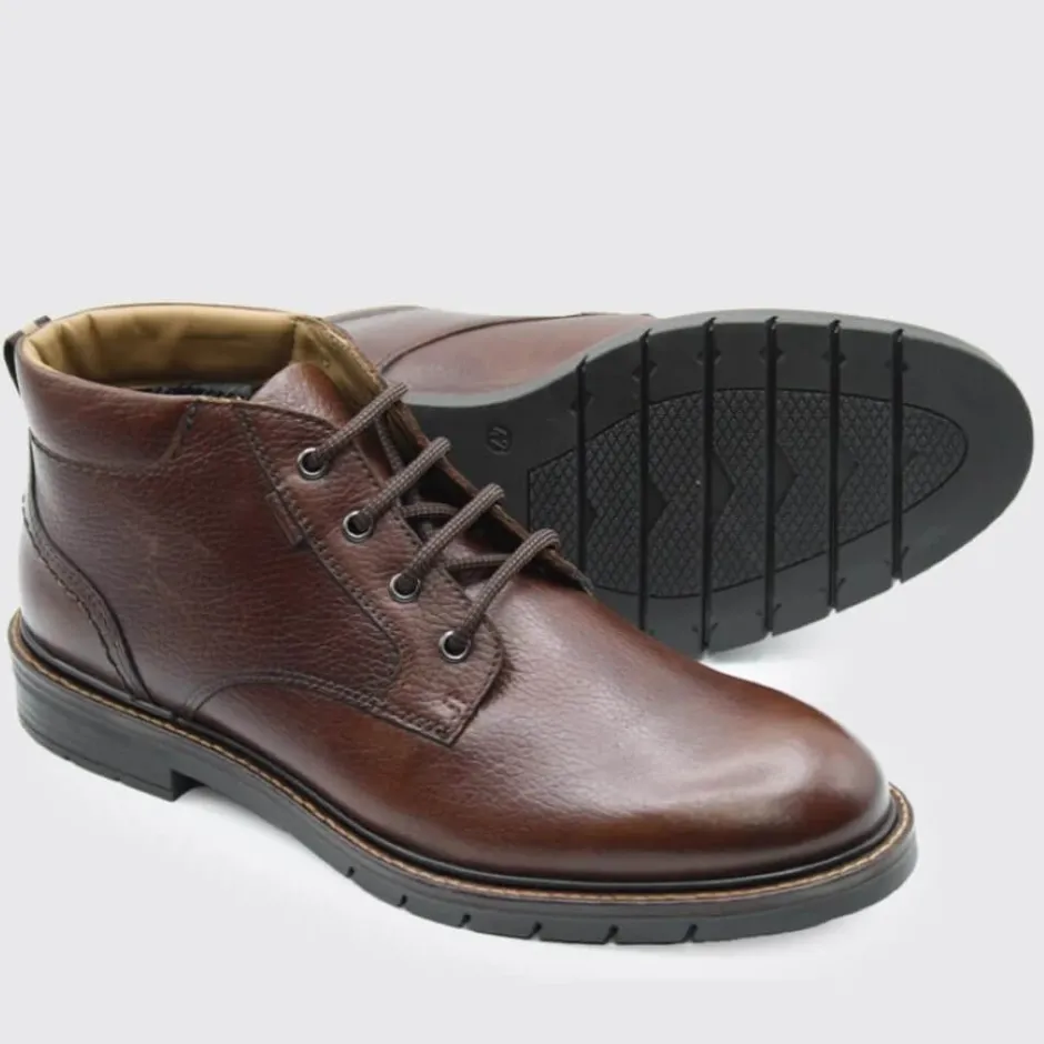 dubarry_stallone_leather__3.webp Dubarry Boots | Casual*Stallone Leather Ankle Boot-BROWN