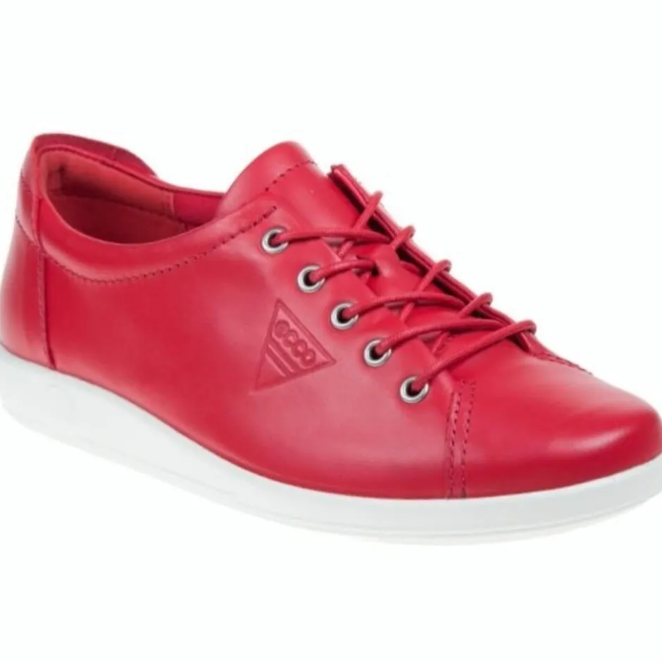 ecco_soft__laceup__chilli_0.webp ECCO Walking Shoes | Casual Shoes*Soft 2.0 Lace-up 206503 CHILLI RED