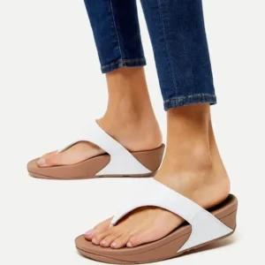FITFLOP Casual Shoes | Sandals*LULU Leather Toepost-WHITE