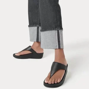 FITFLOP Casual Shoes | Sandals*LULU Leather Toepost-BLACK