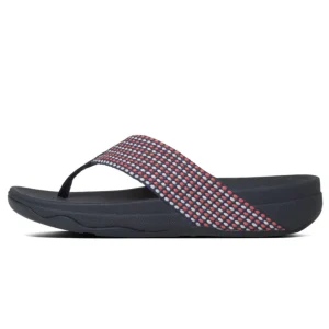 FITFLOP Sandals*Surfa Toe-Posts-Midnight Navy Mix