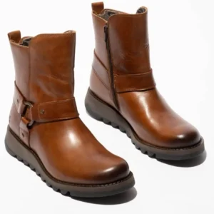 Fly London Ankle Boots*SOCH136FLY-BROWN