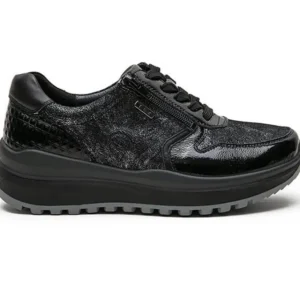 G Comfort Wide Fit*R-9881 X Wide-BLACK