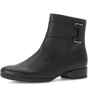 GABOR Wide Fit | Ankle Boots*52.712 Balm H Fit-BLACK