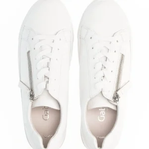 GABOR Large Sizes | Casual Shoes*46.498 Heather Platform Trainer-WHITE