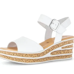 GABOR Casual Shoes | Sandals*44.651 Twril Platform Sandal-WHITE