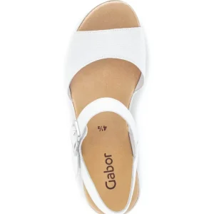 GABOR Casual Shoes | Sandals*44.651 Twril Platform Sandal-WHITE