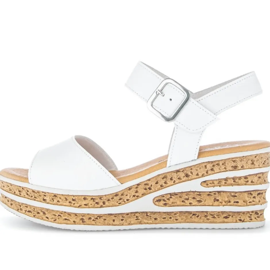 gabor__twril_platform_san_2.webp GABOR Casual Shoes | Sandals*44.651 Twril Platform Sandal-WHITE