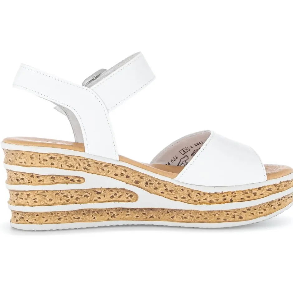 gabor__twril_platform_san_4.webp GABOR Casual Shoes | Sandals*44.651 Twril Platform Sandal-WHITE