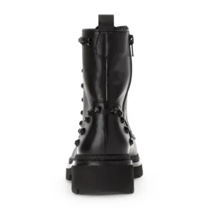 GABOR Ankle Boots*Black Leather Biker Boot 52.746 Gegner