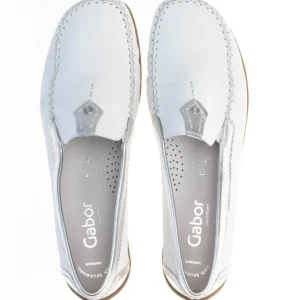 GABOR Casual Shoes | Loafers*California Slip-on 26.090-WHITE SILVER