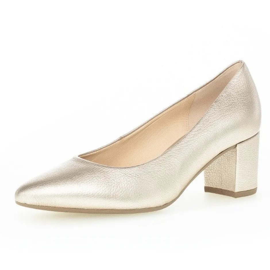 gabor_gold_0.webp GABOR Mother Of The Bride Shoes | Heels*81.450-Gold