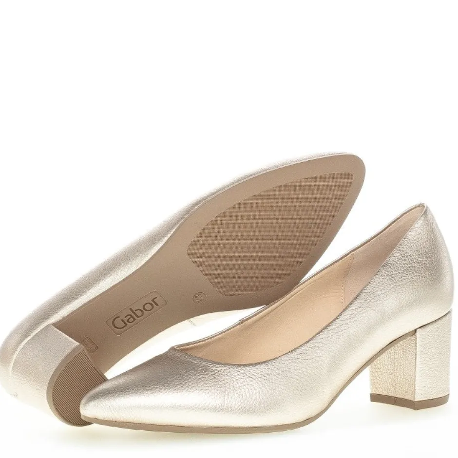 gabor_gold_4.webp GABOR Mother Of The Bride Shoes | Heels*81.450-Gold