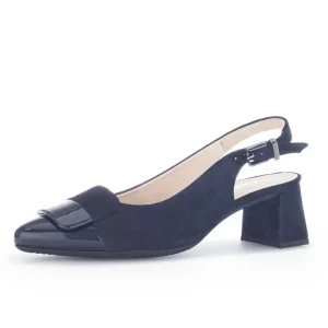 GABOR Sandals | Heels*Slingback 22.262-NAVY