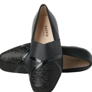 Hassia Wide Fit | Casual Shoes*8-30 3336 Evelyn Extra Wide J-Fit-BLACK