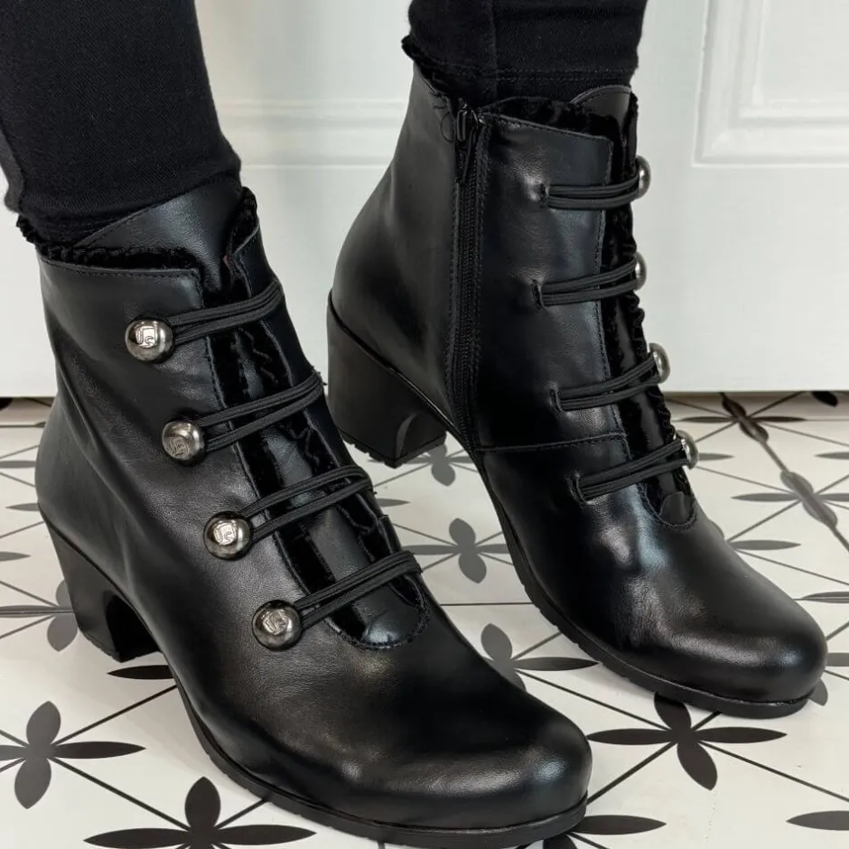 jose_saenz_l_block_heelbl_1.webp Jose Saenz Heels | Ankle Boots*5176-L Block Heel-BLACK