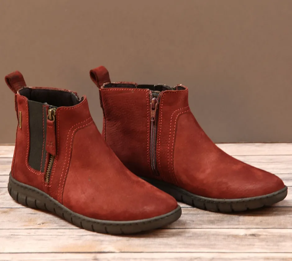 josef_seibel_steffi__wate_1-1.webp JOSEF SEIBEL Waterproof Shoes And Boots | Ankle Boots*STEFFI 60 Waterproof BORDEAUX
