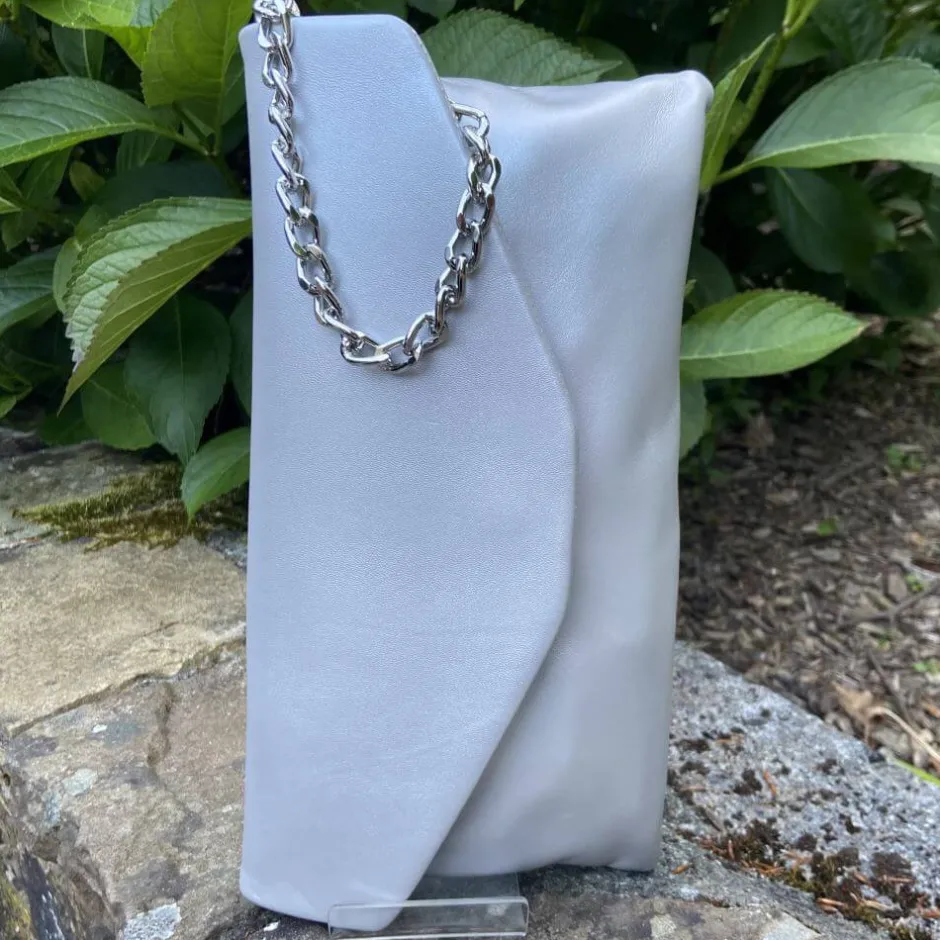 le_babe_nappa_leather_clu_0.webp Le Babe All Bags*Nappa Leather Clutch-GRIGIA