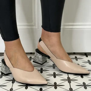 Lodi Sandals | Heels*Block Heel Slingback CHISTA-NUDE