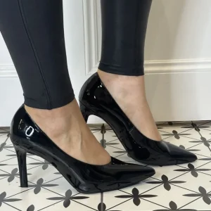 Lodi Heels*RINATA Court Shoe-BLACK