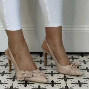 Lodi Heels*RUSILEO Slingback-NUDE