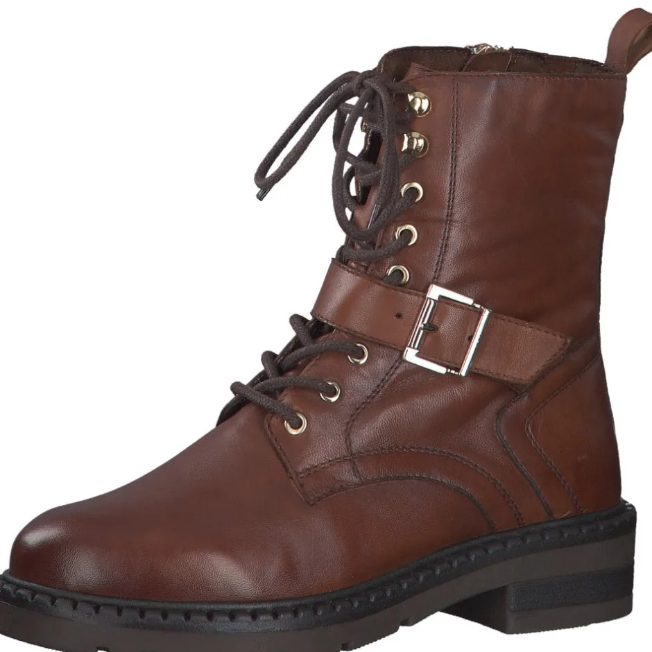 marco_tozzi__leather_bike_0.webp MARCO TOZZI Ankle Boots*2-25234 Leather Biker Boot-COGNAC