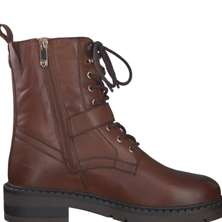 marco_tozzi__leather_bike_2.webp MARCO TOZZI Ankle Boots*2-25234 Leather Biker Boot-COGNAC