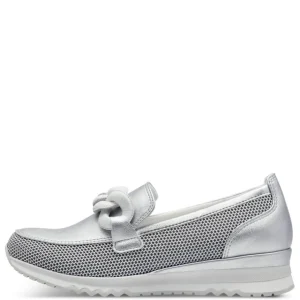 MARCO TOZZI Casual Shoes | Loafers*Slip-on 2-24720-SILVER