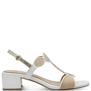 MARCO TOZZI Casual Shoes | Sandals*Vegan Sandal 2-28231 White Beige