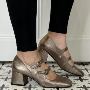 Marian Heels*7101 Mary Jane-GOLD