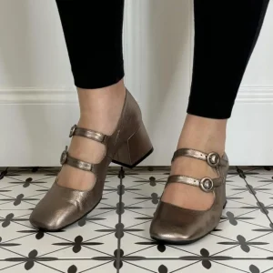 Marian Heels*7101 Mary Jane-GOLD