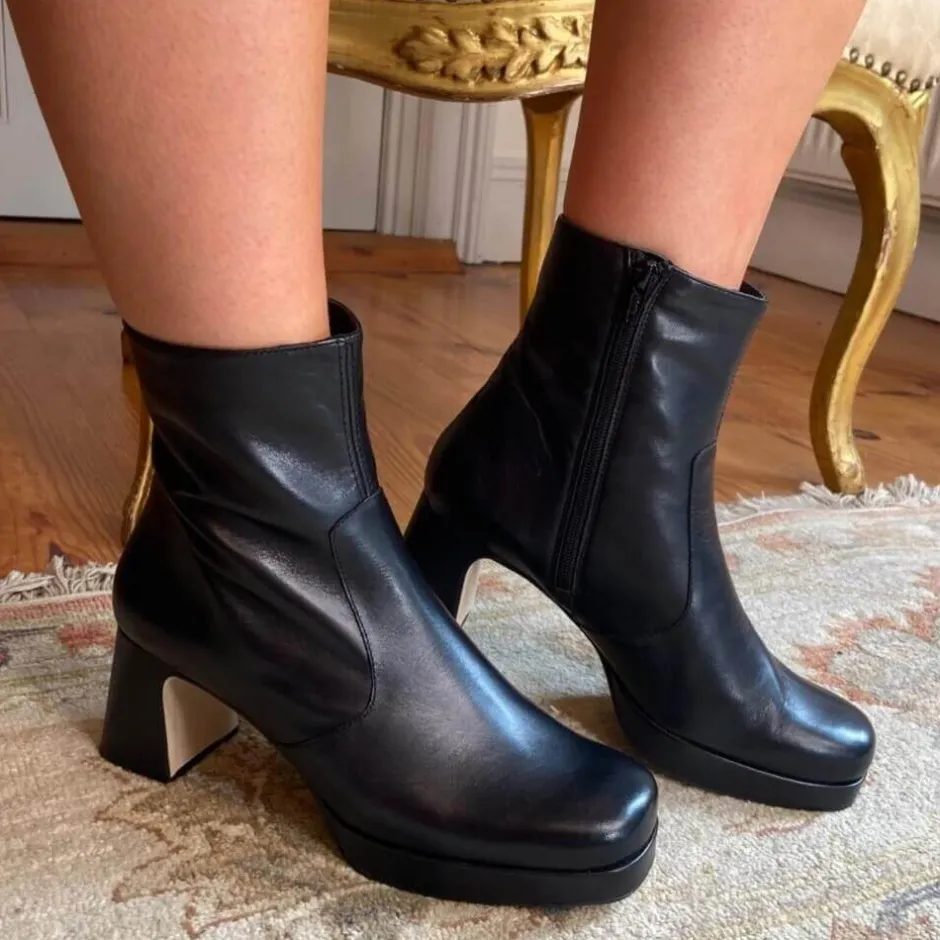 marian__platform_ankle_bo_0.webp Marian Heels | Ankle Boots*65802 Platform Ankle Boot-BLACK