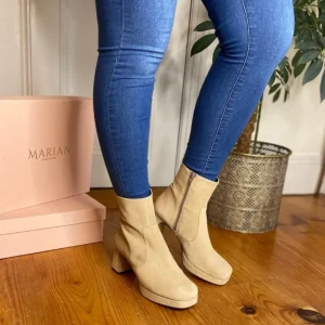 Marian Heels | Ankle Boots*65802 Platform -BEIGE