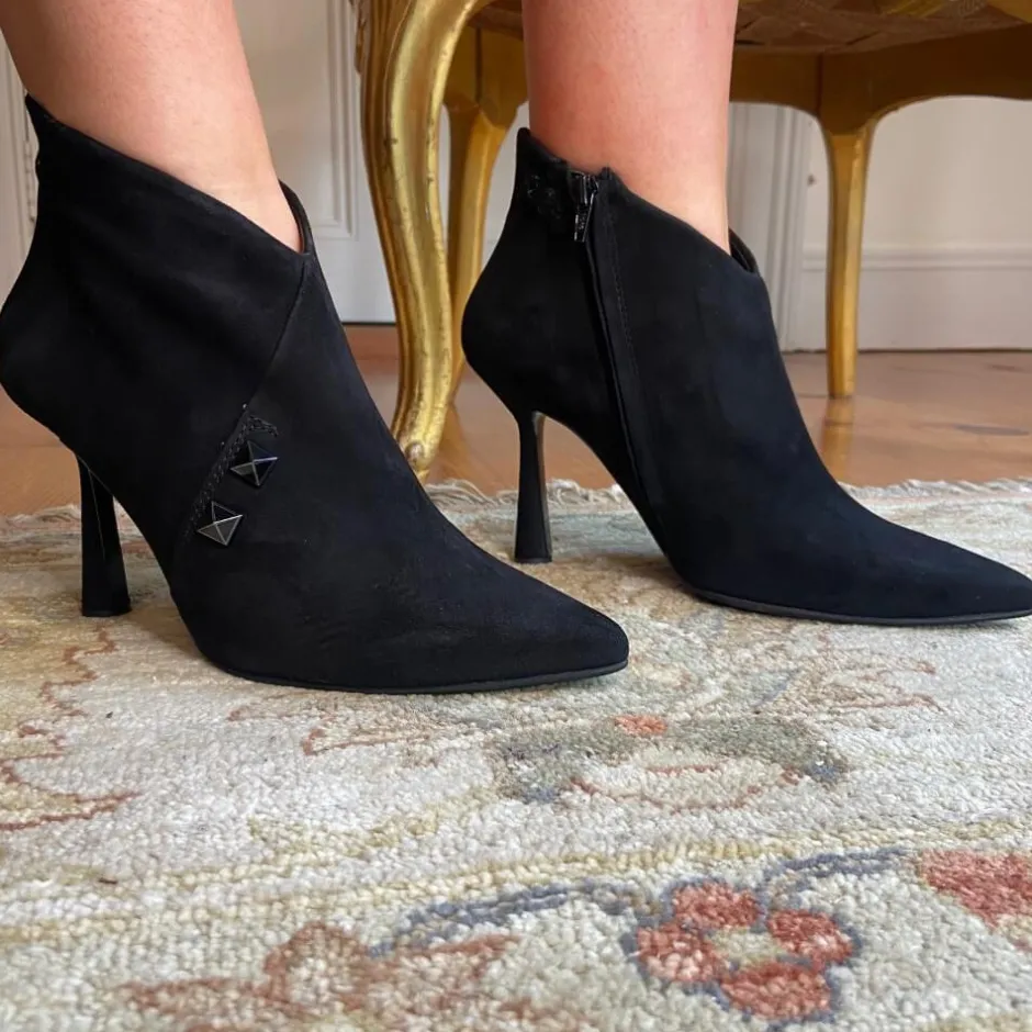 marian__suede_black_2.webp Marian Ankle Boots | Heels*13804 Suede -BLACK
