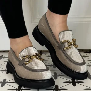 Marian Casual Shoes | Loafers*9102 Velvet Loafer-DESERT